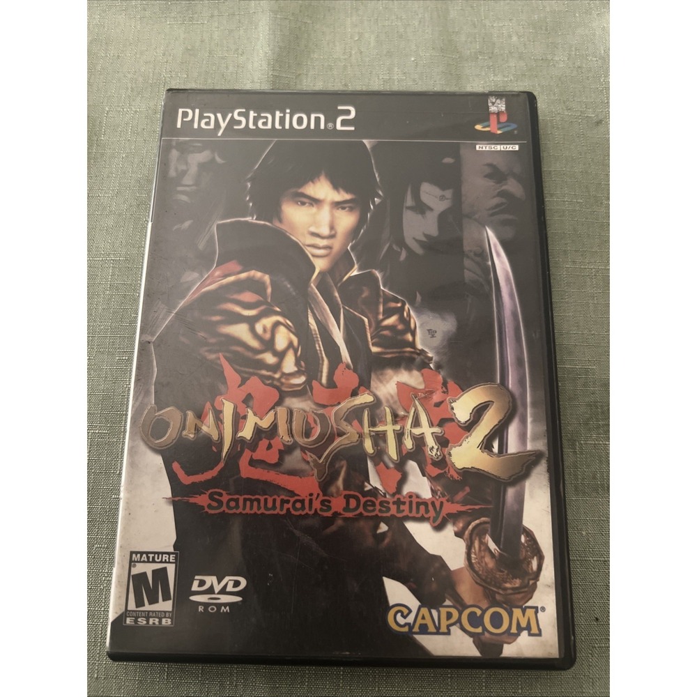 Capcom Onimusha 2 Samurai's Destiny PS2 NTSC Black Label Action Adventure Game